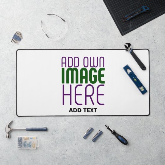 MODERN BEWERKBAAR EENVOUDIG WIT AFBEELDING TEKST S BUREAUMAT (Werkstation)