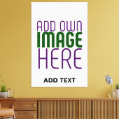 MODERN BEWERKBAAR EENVOUDIG WIT AFBEELDING TEKST S CANVAS AFDRUK (Insitu (Woonkamer))