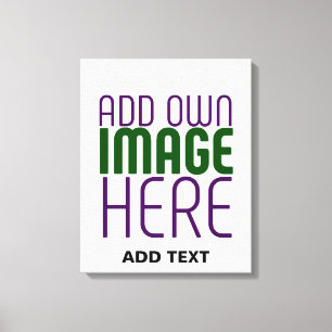 MODERN BEWERKBAAR EENVOUDIG WIT AFBEELDING TEKST S CANVAS AFDRUK