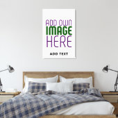 MODERN BEWERKBAAR EENVOUDIG WIT AFBEELDING TEKST S CANVAS AFDRUK (Insitu (Slaapkamer))