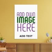 MODERN BEWERKBAAR EENVOUDIG WIT AFBEELDING TEKST S CANVAS AFDRUK (Insitu (Woonkamer))