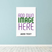 MODERN BEWERKBAAR EENVOUDIG WIT AFBEELDING TEKST S CANVAS AFDRUK (Insitu (Houten vloer))