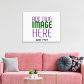 MODERN BEWERKBAAR EENVOUDIG WIT AFBEELDING TEKST S CANVAS AFDRUK (Insitu (Woonkamer))