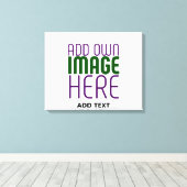MODERN BEWERKBAAR EENVOUDIG WIT AFBEELDING TEKST S CANVAS AFDRUK (Insitu (Houten vloer))