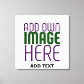 MODERN BEWERKBAAR EENVOUDIG WIT AFBEELDING TEKST S CANVAS AFDRUK (Voorkant)