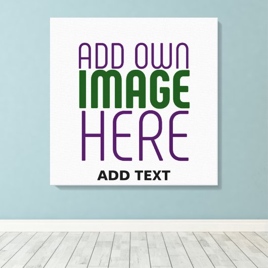 MODERN BEWERKBAAR EENVOUDIG WIT AFBEELDING TEKST S CANVAS AFDRUK (Insitu (Houten vloer))