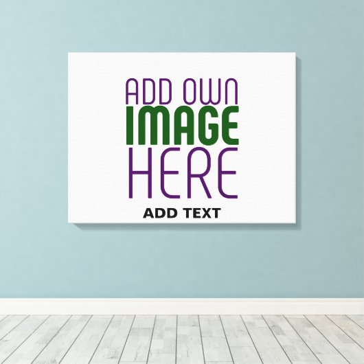 MODERN BEWERKBAAR EENVOUDIG WIT AFBEELDING TEKST S CANVAS AFDRUK (Insitu (Houten vloer))