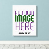 MODERN BEWERKBAAR EENVOUDIG WIT AFBEELDING TEKST S CANVAS AFDRUK (Insitu (Houten vloer))