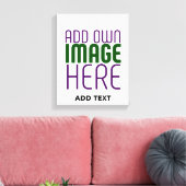 MODERN BEWERKBAAR EENVOUDIG WIT AFBEELDING TEKST S CANVAS AFDRUK (Insitu (Woonkamer))