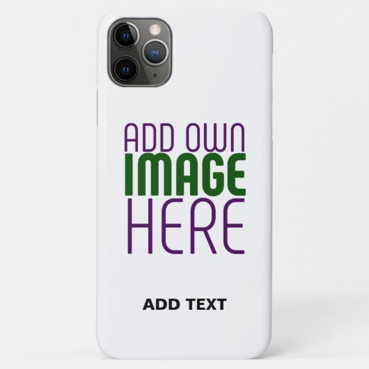 MODERN BEWERKBAAR EENVOUDIG WIT AFBEELDING TEKST S Case-Mate iPhone CASE (Achterkant)