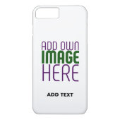 MODERN BEWERKBAAR EENVOUDIG WIT AFBEELDING TEKST S Case-Mate iPhone CASE (Achterkant)