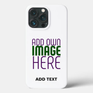 MODERN BEWERKBAAR EENVOUDIG WIT AFBEELDING TEKST S Case-Mate iPhone CASE