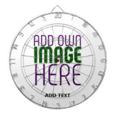 MODERN BEWERKBAAR EENVOUDIG WIT AFBEELDING TEKST S DARTBORD (Voorkant)