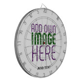 MODERN BEWERKBAAR EENVOUDIG WIT AFBEELDING TEKST S DARTBORD (Voorkant Links)