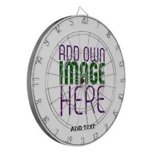 MODERN BEWERKBAAR EENVOUDIG WIT AFBEELDING TEKST S DARTBORD