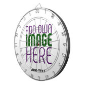 MODERN BEWERKBAAR EENVOUDIG WIT AFBEELDING TEKST S DARTBORD (Voorkant Rechts)