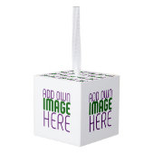 MODERN BEWERKBAAR EENVOUDIG WIT AFBEELDING TEKST S DECORATIE (Achter hoekig)