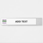 MODERN BEWERKBAAR EENVOUDIG WIT AFBEELDING TEKST S DEURBORDJE (Voorkant)