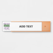 MODERN BEWERKBAAR EENVOUDIG WIT AFBEELDING TEKST S DEURBORDJE (Voorkant)