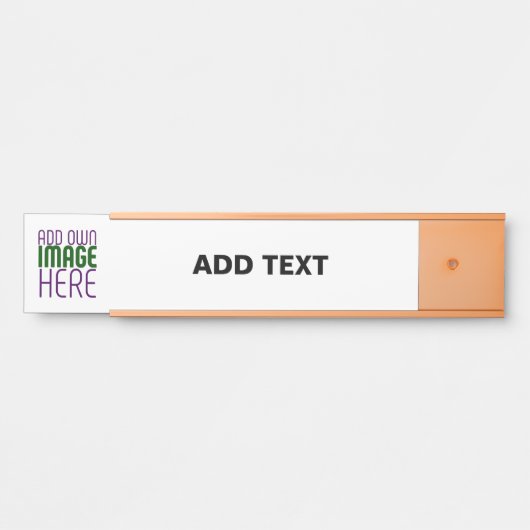 MODERN BEWERKBAAR EENVOUDIG WIT AFBEELDING TEKST S DEURBORDJE (Voorkant)