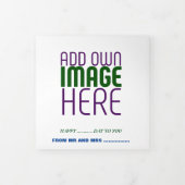 MODERN BEWERKBAAR EENVOUDIG WIT AFBEELDING TEKST S DRIELUIK KAART (Cover)