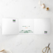 MODERN BEWERKBAAR EENVOUDIG WIT AFBEELDING TEKST S DRIELUIK KAART (Binnen)