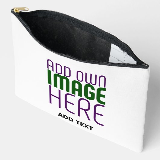 MODERN BEWERKBAAR EENVOUDIG WIT AFBEELDING TEKST S ETUI (Open)