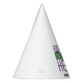 MODERN BEWERKBAAR EENVOUDIG WIT AFBEELDING TEKST S FEESTHOEDJES (Links)