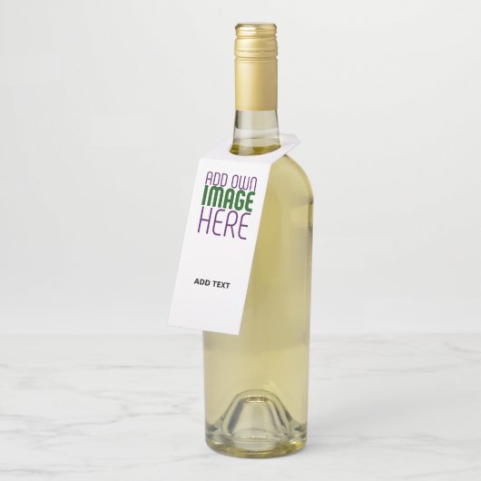 MODERN BEWERKBAAR EENVOUDIG WIT AFBEELDING TEKST S FLESSENHANGER (Schuin)