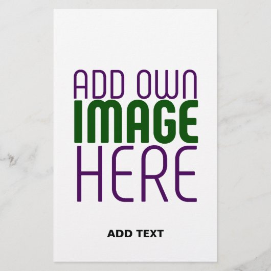 MODERN BEWERKBAAR EENVOUDIG WIT AFBEELDING TEKST S FLYER (Voorkant)