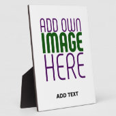 MODERN BEWERKBAAR EENVOUDIG WIT AFBEELDING TEKST S FOTOPLAAT (Zijkant)