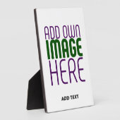 MODERN BEWERKBAAR EENVOUDIG WIT AFBEELDING TEKST S FOTOPLAAT (Zijkant)