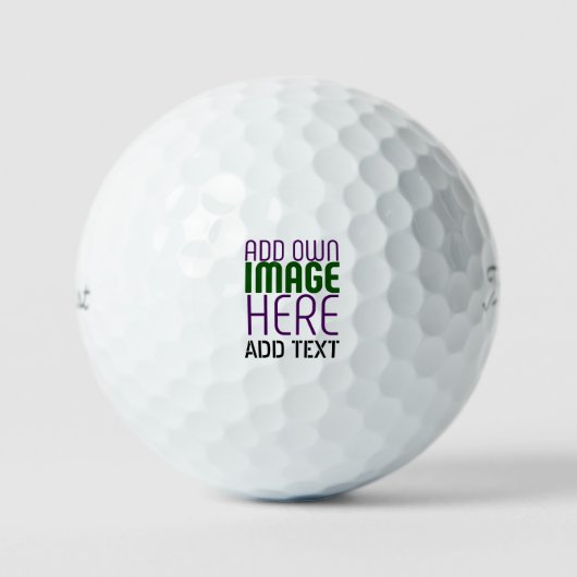 MODERN BEWERKBAAR EENVOUDIG WIT AFBEELDING TEKST S GOLFBALLEN (Voorkant)