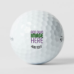 MODERN BEWERKBAAR EENVOUDIG WIT AFBEELDING TEKST S GOLFBALLEN