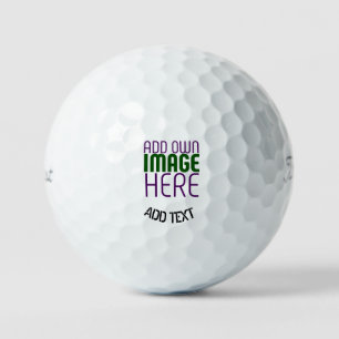 MODERN BEWERKBAAR EENVOUDIG WIT AFBEELDING TEKST S GOLFBALLEN