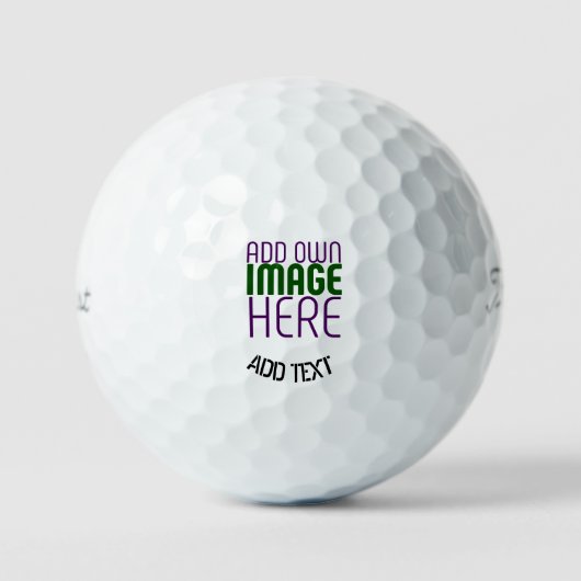 MODERN BEWERKBAAR EENVOUDIG WIT AFBEELDING TEKST S GOLFBALLEN (Voorkant)
