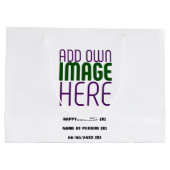 MODERN BEWERKBAAR EENVOUDIG WIT AFBEELDING TEKST S GROOT CADEAUZAKJE (Achterkant)