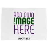 MODERN BEWERKBAAR EENVOUDIG WIT AFBEELDING TEKST S GROOT CADEAUZAKJE (Achterkant)