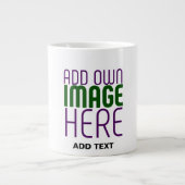 MODERN BEWERKBAAR EENVOUDIG WIT AFBEELDING TEKST S GROTE KOFFIEKOP (Voorkant)