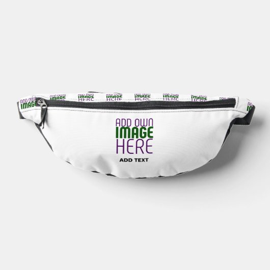 MODERN BEWERKBAAR EENVOUDIG WIT AFBEELDING TEKST S HEUPTASJE (Liggend)