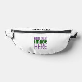 MODERN BEWERKBAAR EENVOUDIG WIT AFBEELDING TEKST S HEUPTASJE (Liggend)