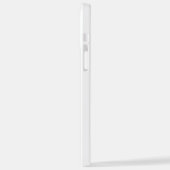 MODERN BEWERKBAAR EENVOUDIG WIT AFBEELDING TEKST S iPhone HOESJE (Linkerkant)