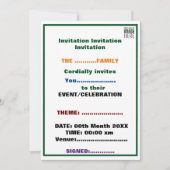 MODERN BEWERKBAAR EENVOUDIG WIT AFBEELDING TEKST S KAART (Voorkant)