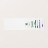 MODERN BEWERKBAAR EENVOUDIG WIT AFBEELDING TEKST S KAART (Binnenkant ongevouwen)