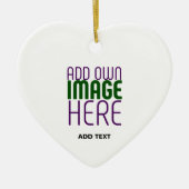 MODERN BEWERKBAAR EENVOUDIG WIT AFBEELDING TEKST S KERAMISCH ORNAMENT (Voorkant)