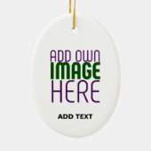 MODERN BEWERKBAAR EENVOUDIG WIT AFBEELDING TEKST S KERAMISCH ORNAMENT (Achterkant)