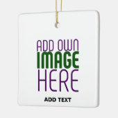 MODERN BEWERKBAAR EENVOUDIG WIT AFBEELDING TEKST S KERAMISCH ORNAMENT (Links)