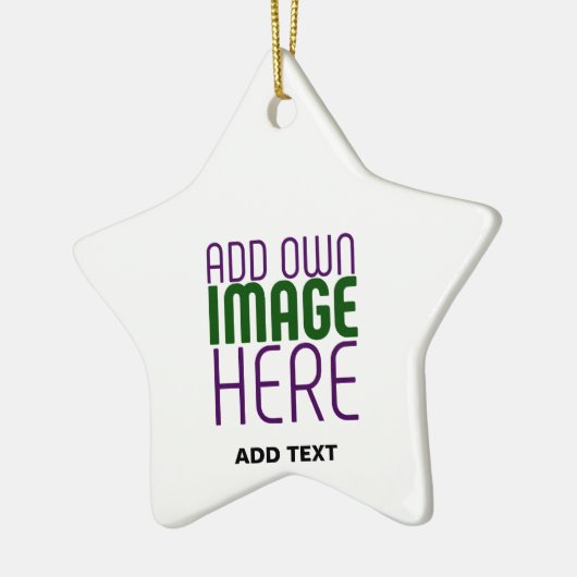 MODERN BEWERKBAAR EENVOUDIG WIT AFBEELDING TEKST S KERAMISCH ORNAMENT (Links)