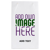 MODERN BEWERKBAAR EENVOUDIG WIT AFBEELDING TEKST S KLEIN CADEAUZAKJE (Achterkant)