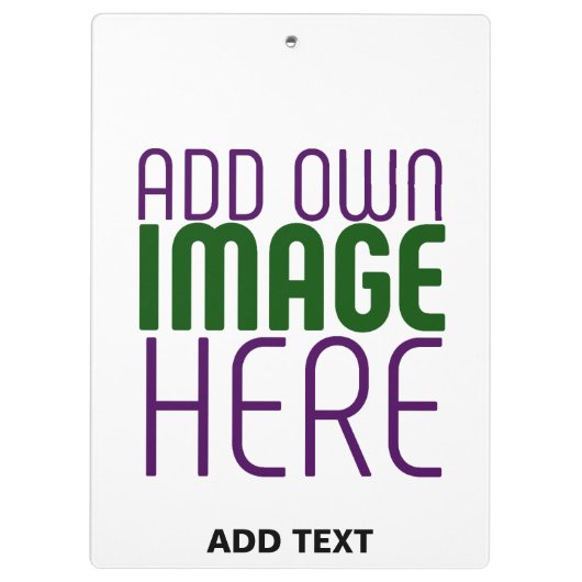 MODERN BEWERKBAAR EENVOUDIG WIT AFBEELDING TEKST S KLEMBORD (Achterkant)